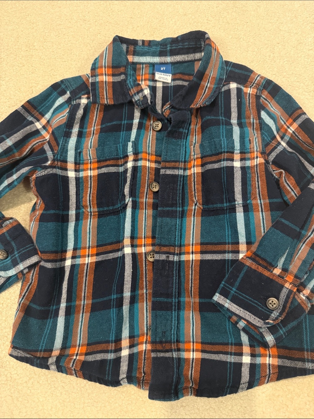 Old Navy Flanbel Plaid Button Down